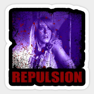 Fear Takes Hold Repulsions Psychological Horror Tee Sticker